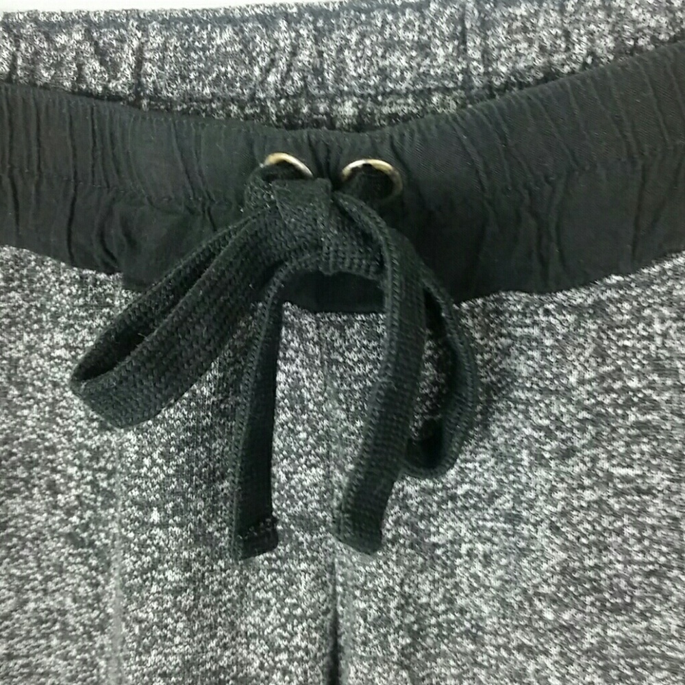 WET SEAL l Jogger Pants Heather Gray Knit B1 - Picture 3 of 7